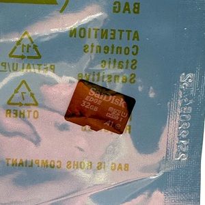 San disk 32 gb memory card